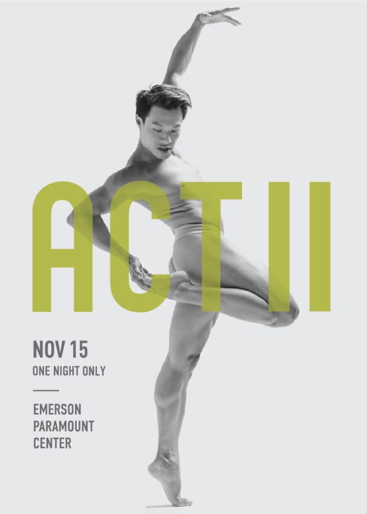 Act II | November 15, One Night Only | Emerson Paramount Center