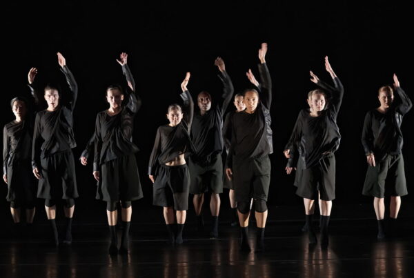 Dancers performing piece from choreographer James Gregg