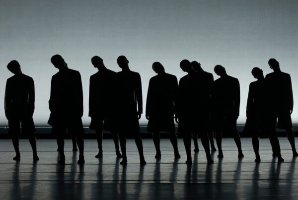 Dancers performing piece from choreographer James Gregg
