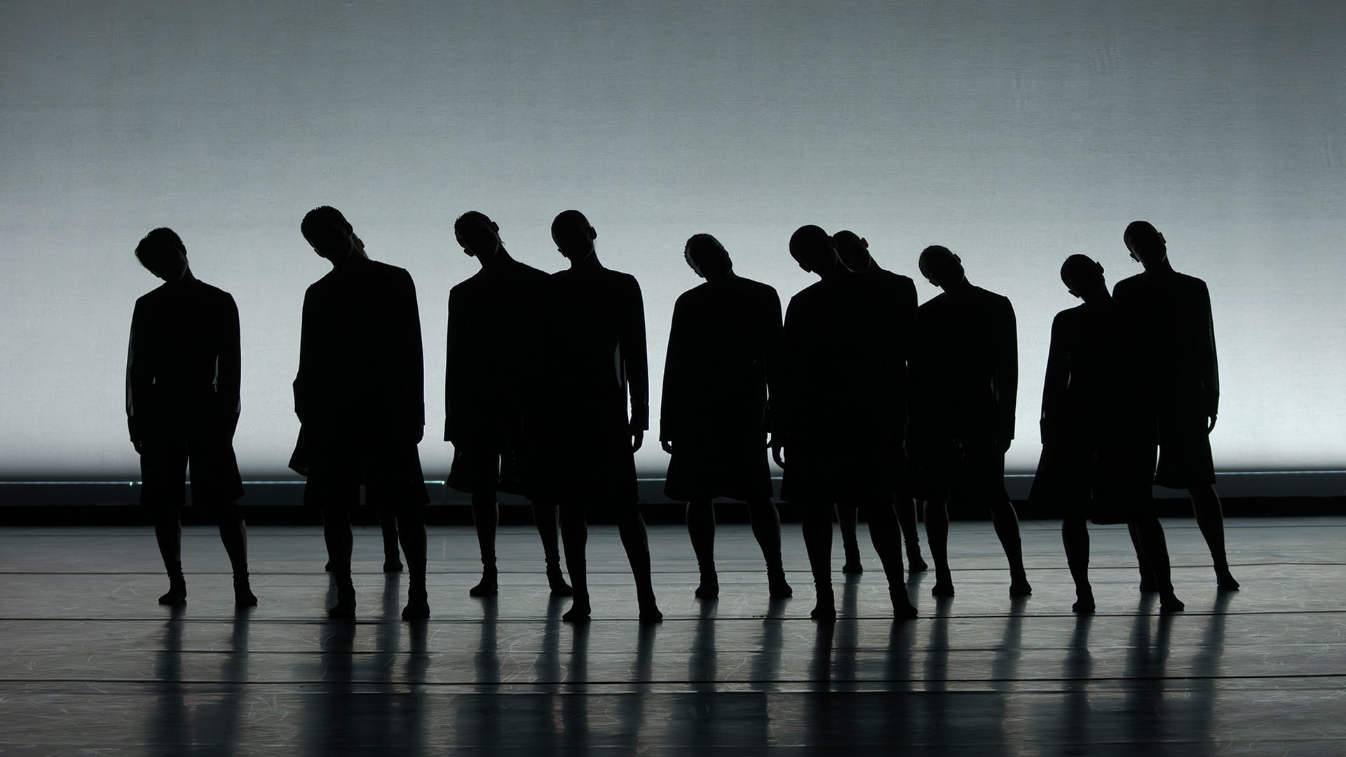 Dancers performing piece from choreographer James Gregg